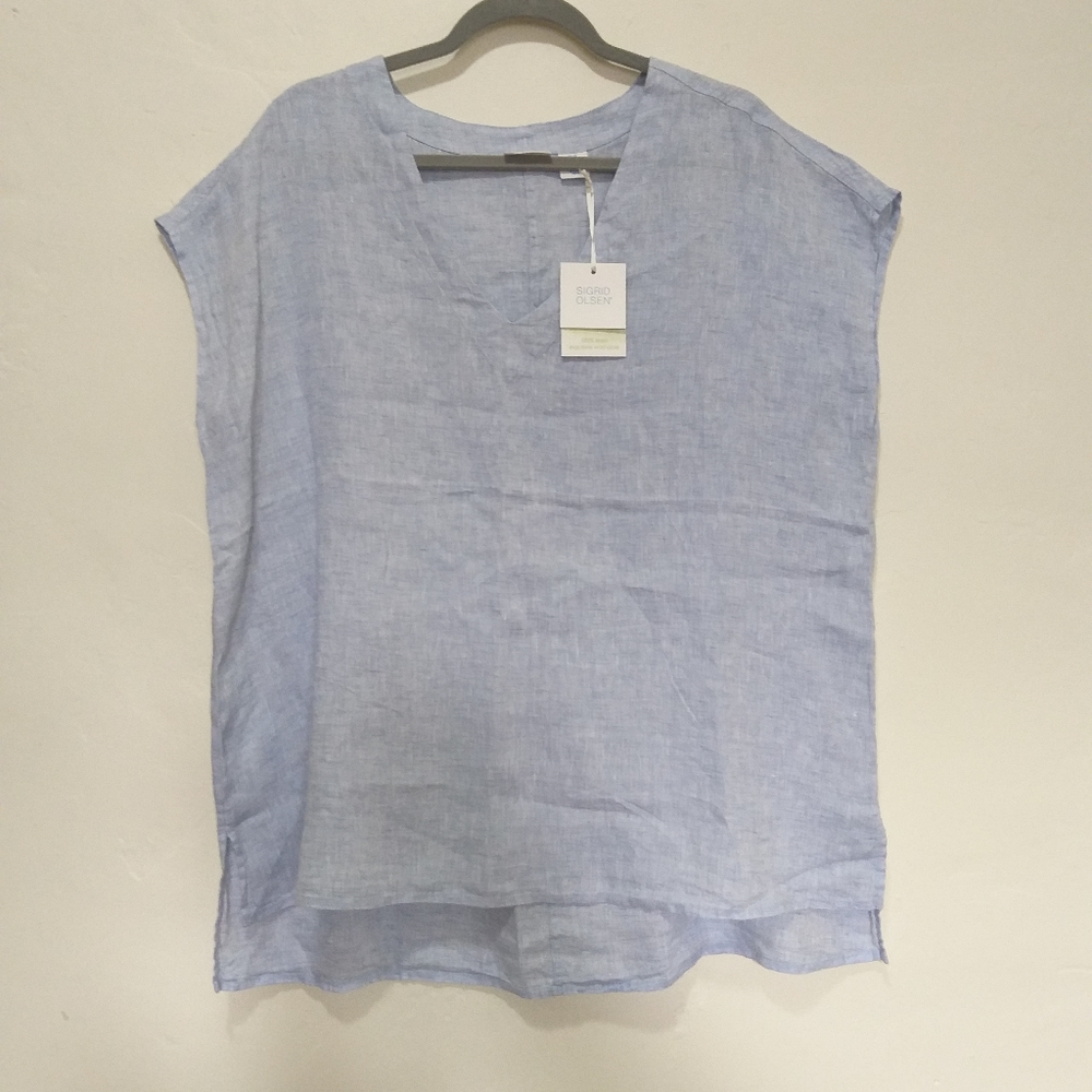 Flash Sale - 100% Linen Blouse NWT